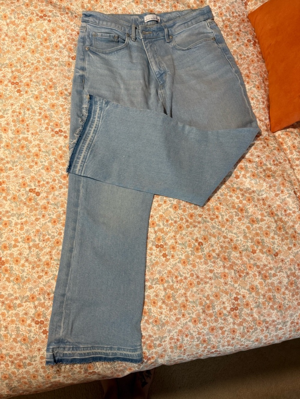 LOFT Light Wash Wide-Leg Jeans